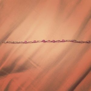 Brand new 10k white gold bracelet